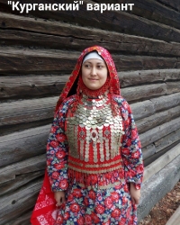 Технология пошива Ҡушъяулыҡ (это сдвоенный платок, традиционный головной убор башкирских женщин)